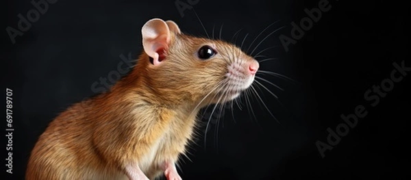Obraz Observant brown rodent