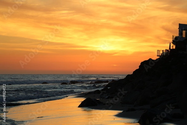 Obraz Orange Malibu Sky