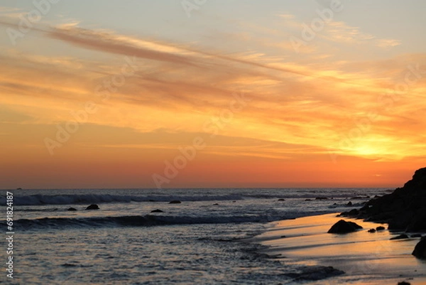 Obraz The Sun has Set in Malibu