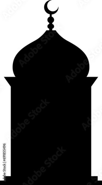 Obraz Islamic door and window arch shape 