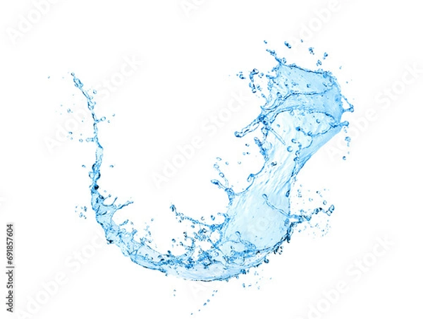 Obraz water Splash isolate On White Background