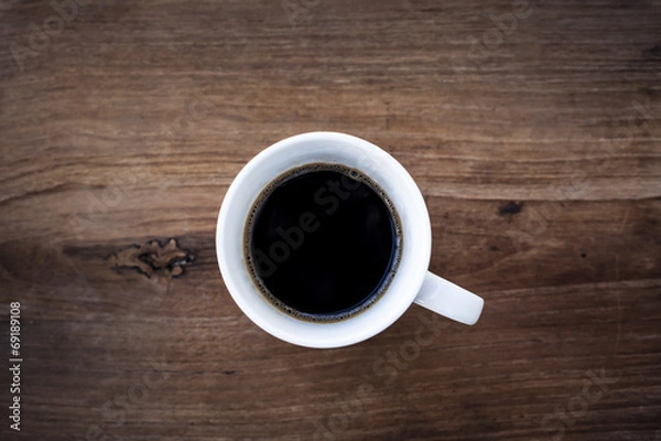 Fototapeta Black coffee