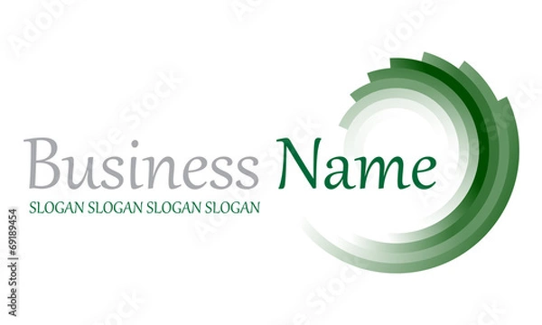 Obraz Logo dégradé vert