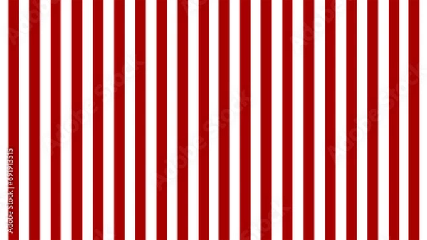 Obraz Red and white vertical stripes background