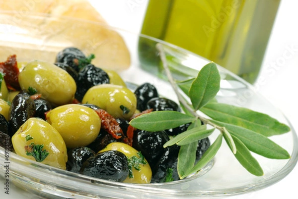 Obraz Antipasti z oliwkami