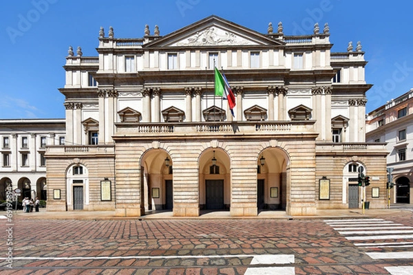 Fototapeta Teatro alla Scala in Mailand