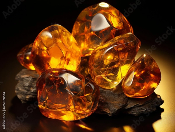 Obraz Jewelry with amber