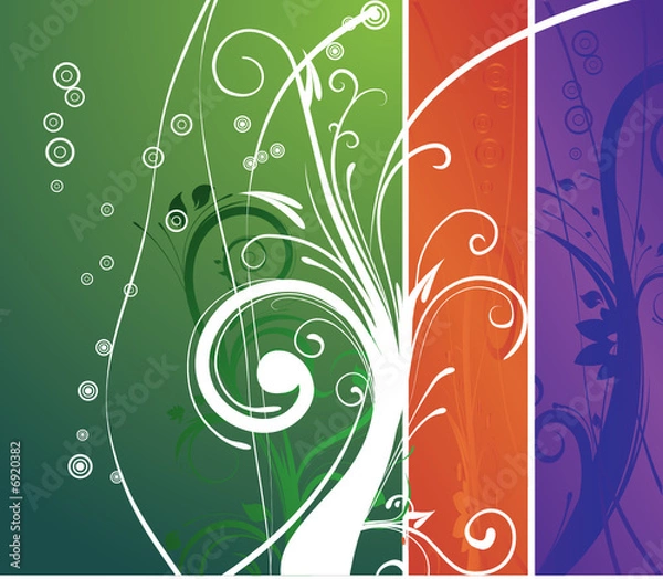 Fototapeta floral background