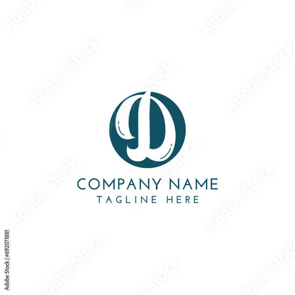 Fototapeta d logo