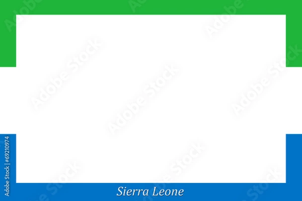 Obraz Rahmen Sierra Leone