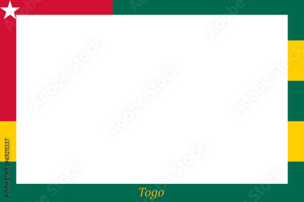 Obraz Rahmen Togo