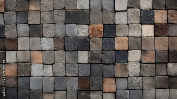 Obraz Paving slabs square texture.