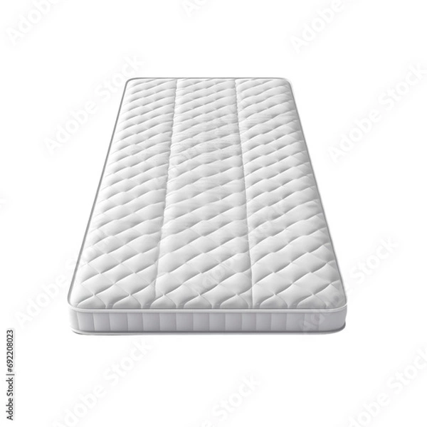 Fototapeta Single mattress isolated on transparent background