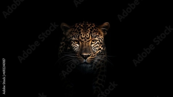 Fototapeta portrait of a leopard