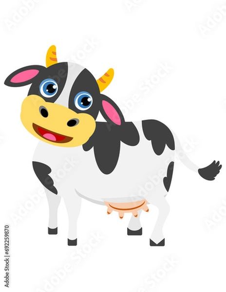 Obraz milk cow