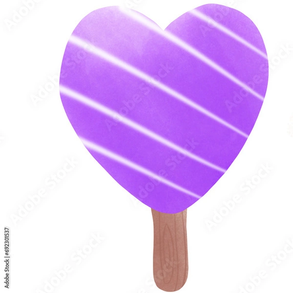 Obraz ice cream with heart