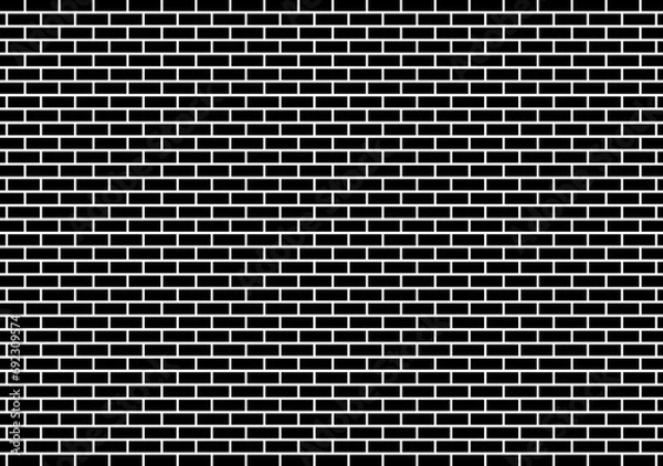 Fototapeta black brick wall background