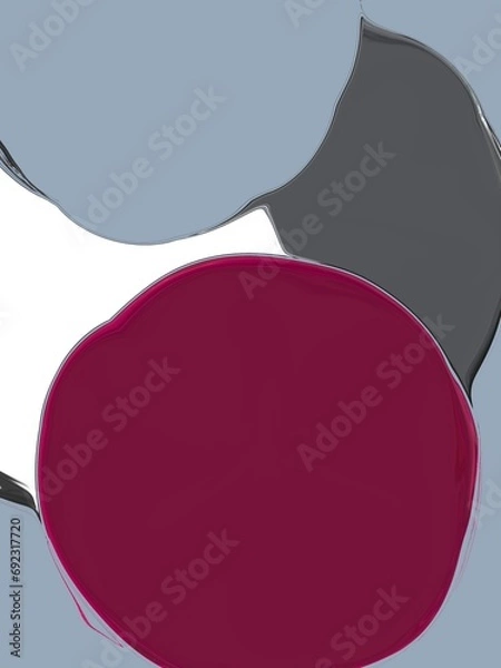 Obraz red and blue background