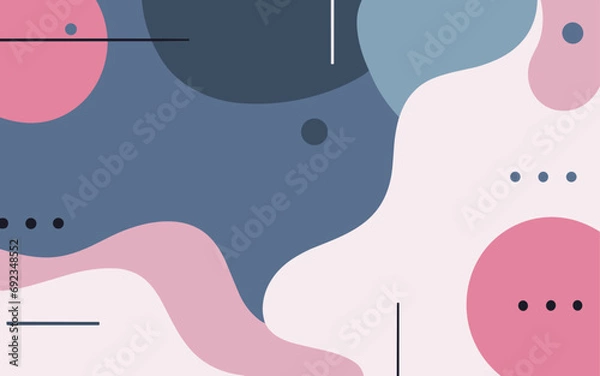 Fototapeta Abstract background poster. Good for fashion fabrics, postcards, email header, wallpaper, banner, events, covers, advertising, and more. Valentine's day, women's day, mother's day background.