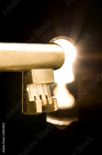 Obraz Key in the keyhole
