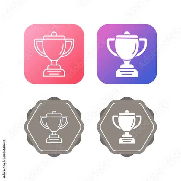 Fototapeta Winning Vector Icon