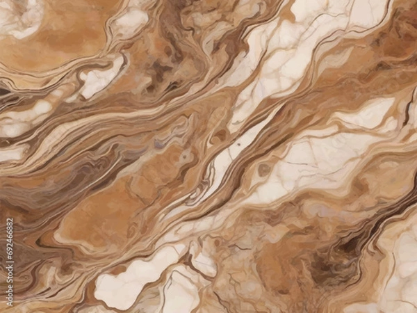 Obraz Natural Elegance: Grounded Brown Marble Background