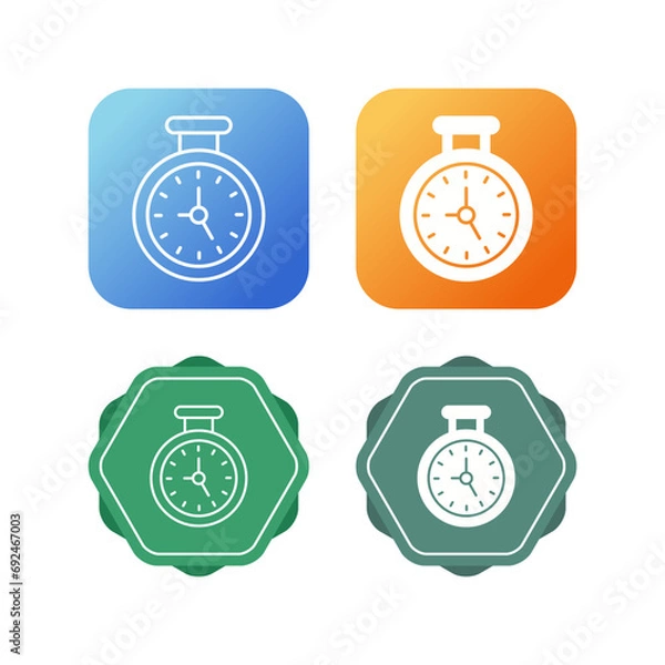 Fototapeta Time Vector Icon