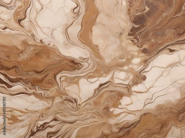Obraz Rustic Charm: Brown Toned Marble with Uncomplicated Veining