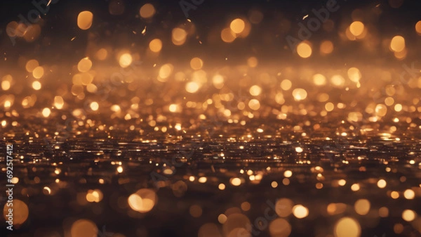 Fototapeta  Artifical Intelligence generated bokeh abstract light background. Festive Background   AI generated image, ai