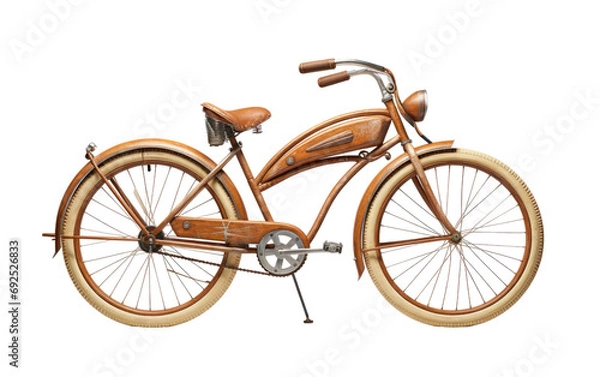 Fototapeta Cycling Freedom Two Wheels Adventure on a White or Clear Surface PNG Transparent Background