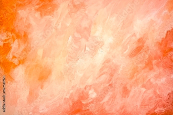 Fototapeta ultra modern surreal background in the color peach fuzz