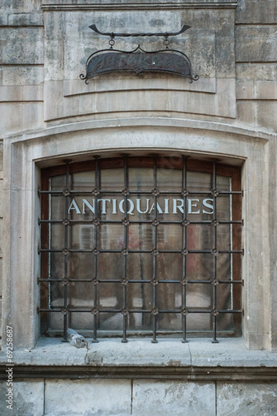 Obraz old antique shop