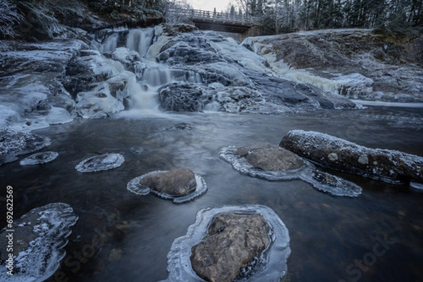 Obraz A small waterfall in Norway