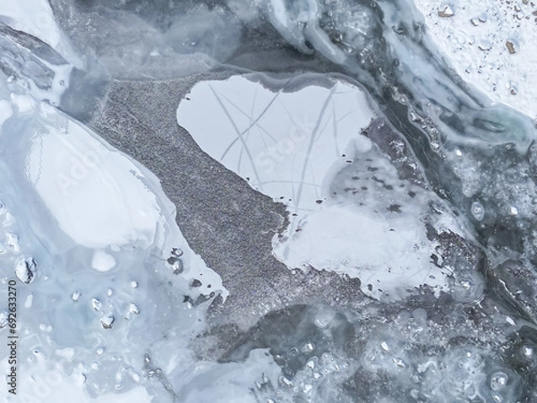 Obraz ice on the window