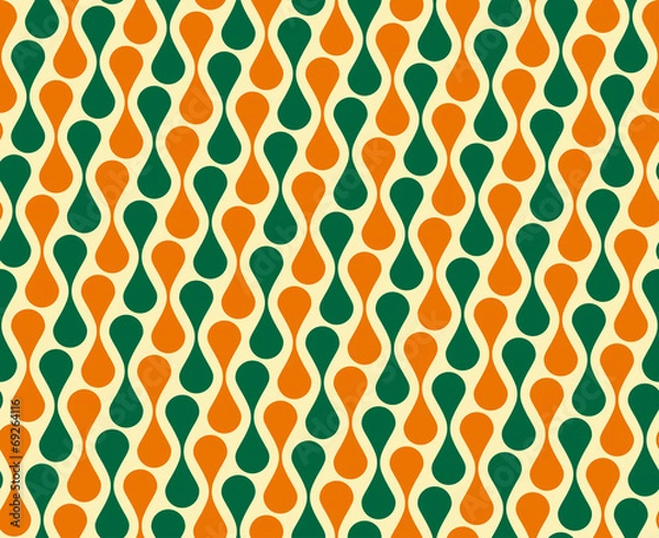 Fototapeta seamless pattern retro