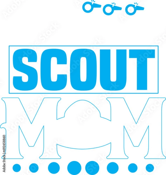 Obraz Proud scout mom