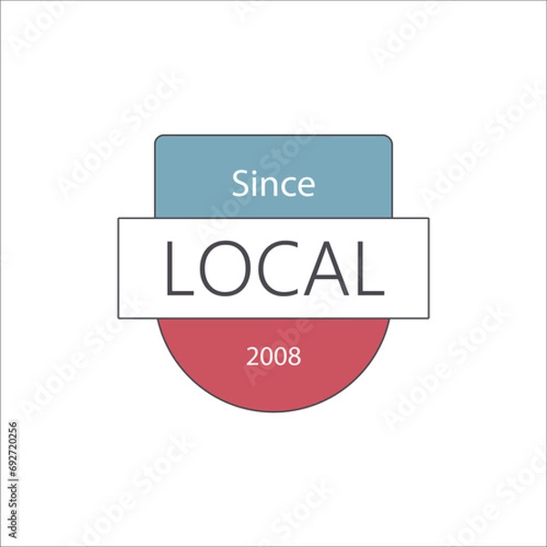 Obraz Local Tiny Logo Design