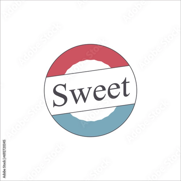 Obraz Sweet Tiny Logo Design
