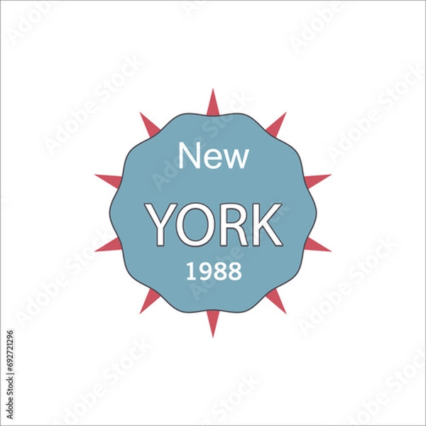 Obraz New York Tiny Logo Design
