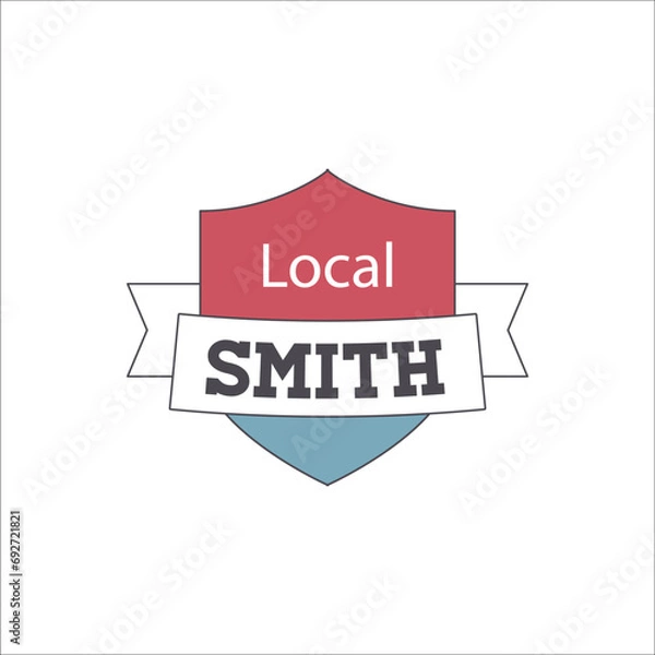 Obraz Local Smith Tiny Logo Design