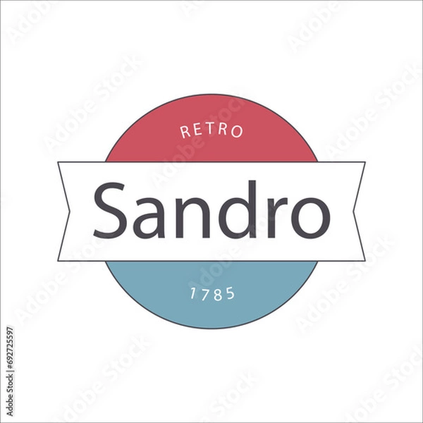Obraz Sandro Tiny logo Design