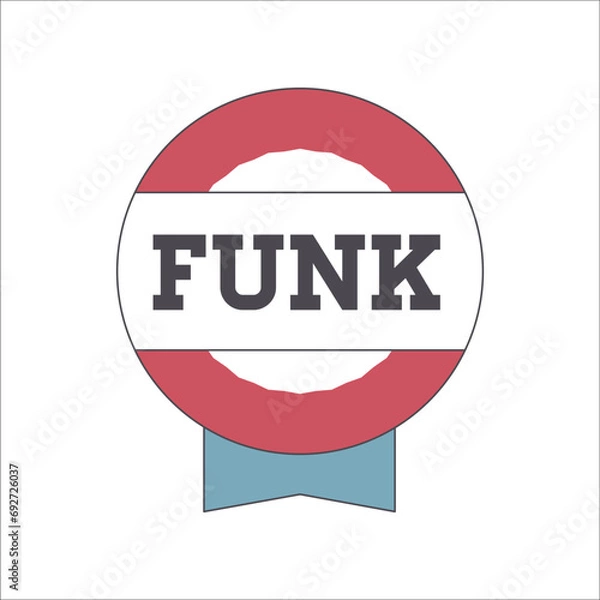 Obraz Funk Tiny Logo Design