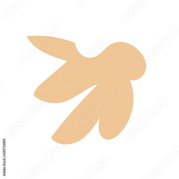 Fototapeta Neutral abstract shapes vector 