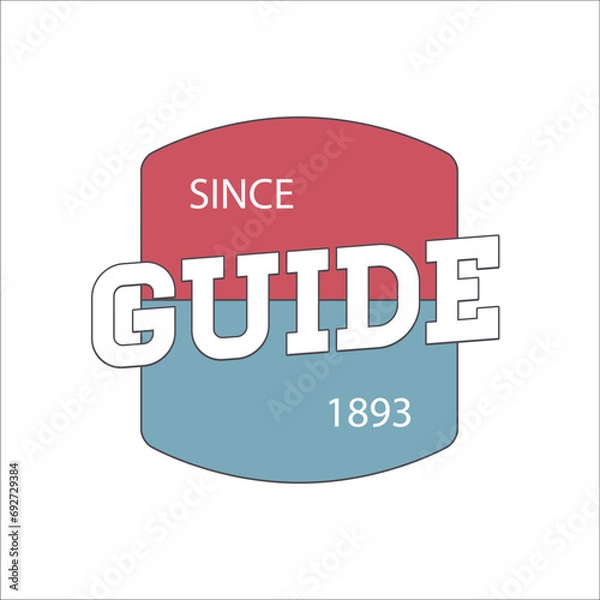 Obraz Guide Tiny Logo Design