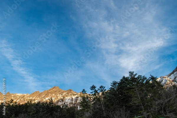 Fototapeta 八ヶ岳の青い空