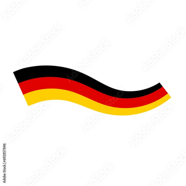 Obraz germany flag ribbon