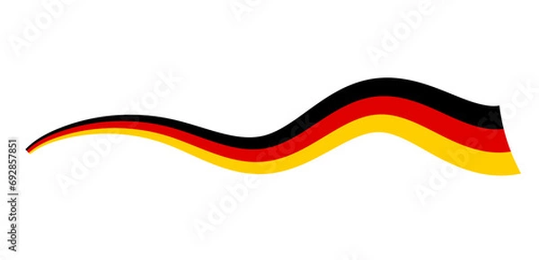 Obraz germany flag ribbon