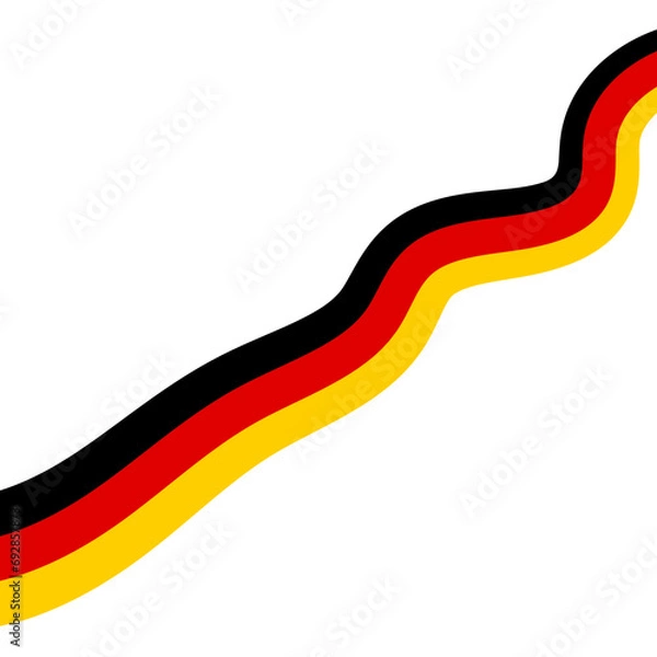 Obraz germany flag ribbon