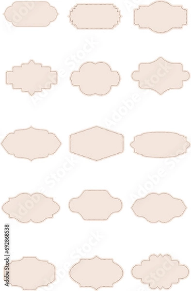 Obraz Vintage Label Element