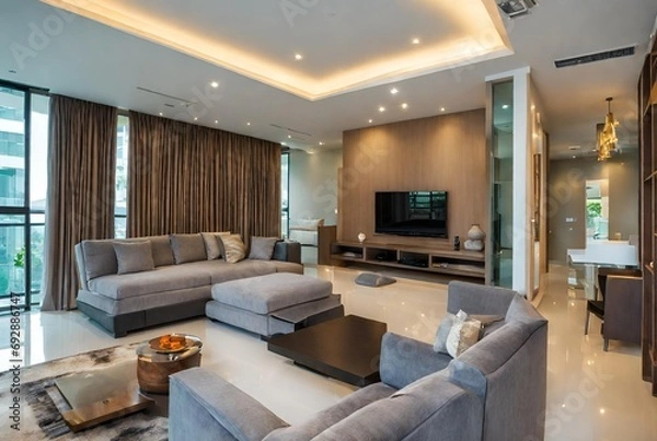 Fototapeta modern living room